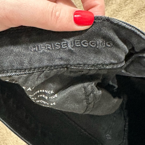 American Eagle High Rise Jegging Distressed 20R - Picture 4 of 5